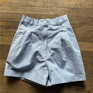 Vintage Sue Mills High-Waisted
Pleated Shorts
